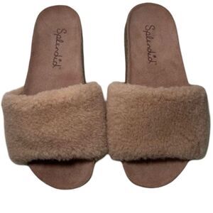 Faux Fur Slides